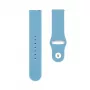 Correa de reloj de silicona Loop Connect 22mm (S/M 110mm) azul