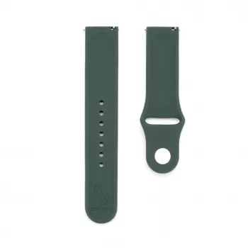 Correa de reloj de silicona Loop Connect 22mm (S/M 110mm) oliva