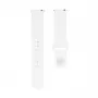 Correa de reloj de silicona Loop Connect 20mm (S/M 110mm) blanca