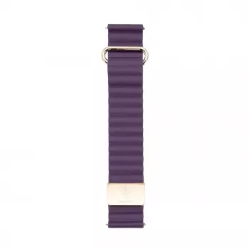 Correa de reloj con hebilla trasera cortical y cierre magnético Connect 20mm, Crimson Cherry (130mm M/L)