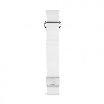 Correa de reloj con hebilla trasera cortical y cierre magnético Connect 22mm (130mm M/L) blanca