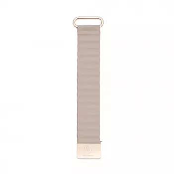 Correa de reloj con hebilla trasera cortical y cierre magnético Connect 22mm (130mm M/L) caqui