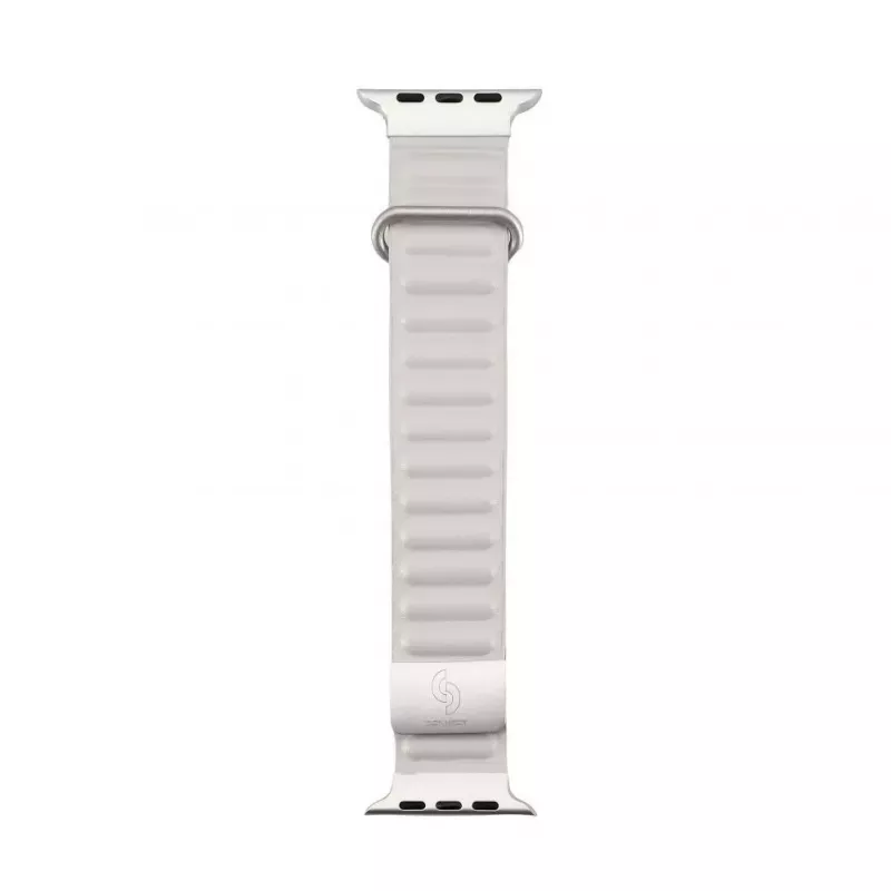Correa de eslabones magnética de cuero sintético Premium Connect Watch 38/40/41mm Starlight