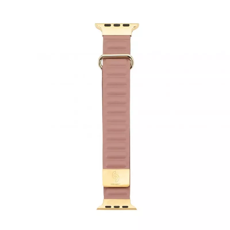 Connect Watch 38/40/41mm Cortical Back Buckle Correa de reloj con cierre magnético, rosa