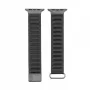 Connect Watch 42/44/45mm Cortical Back Buckle Correa de reloj con cierre magnético, negra