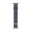 Correa magnética de piel sintética premium para Connect Watch 42/44/45mm azul índigo