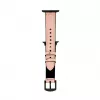 Correa de piel con parche de silicona para Connect Watch 38/40/41mm (132mm M/L) Pink Sand