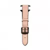 Correa de piel con parche de silicona para Connect Watch 42/44/45mm (132mm M/L) Pink Sand