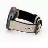 Correa de piel con parche de silicona para Connect Watch 42/44/45mm (132mm M/L) blanca