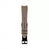Correa de reloj de piel con parche de silicona Connect 20mm (130mm M/L) taupe