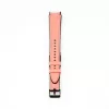 Correa de reloj de piel con parche de silicona Connect 20mm (130mm M/L) rosa