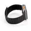 Correa de reloj de sarga tejida fina con cadena magnética para Connect Watch 38/40/41mm negra
