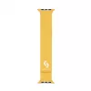 Correa de reloj de sarga tejida fina con cadena magnética para Connect Watch 38/40/41mm amarilla
