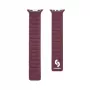 Correa de reloj de sarga tejida fina con cadena magnética para Connect Watch 38/40/41mm ciruela
