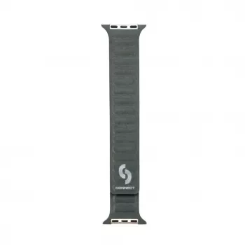 Correa de reloj de sarga tejida fina con cadena magnética para Connect Watch 42/44/45mm verde