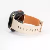Correa de piel con hebilla de bucle simple para Connect Watch 38/40/41mm blanca