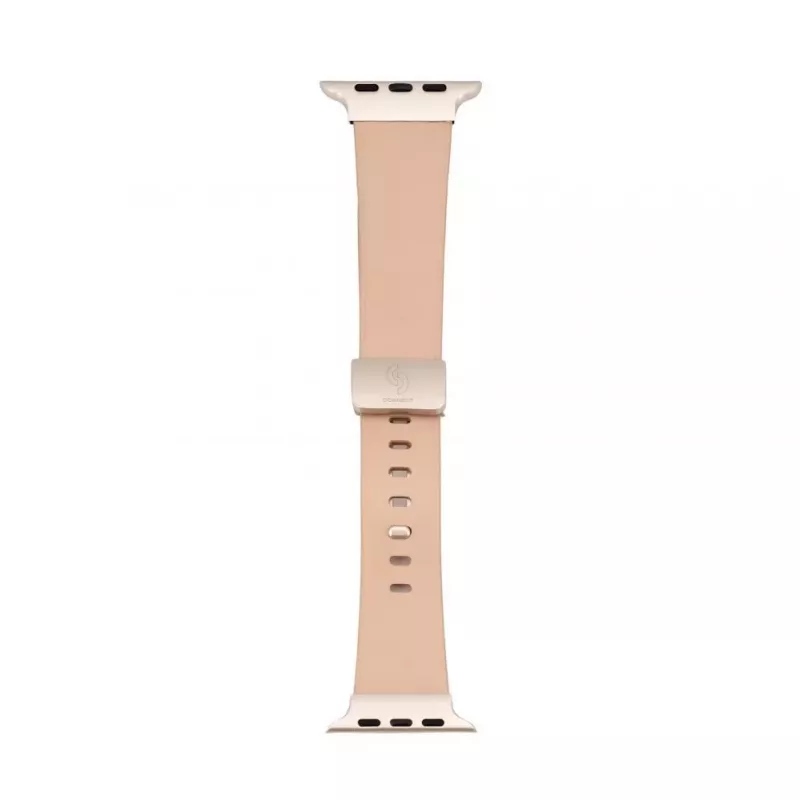 Correa de piel con hebilla de bucle simple para Connect Watch 38/40/41mm rosa
