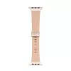 Correa de piel con hebilla de bucle simple para Connect Watch 42/44/45mm rosa