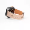 Correa de piel con hebilla de bucle simple para Connect Watch 42/44/45mm rosa
