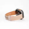 Correa de piel con hebilla de bucle simple para Connect Watch 42/44/45mm rosa