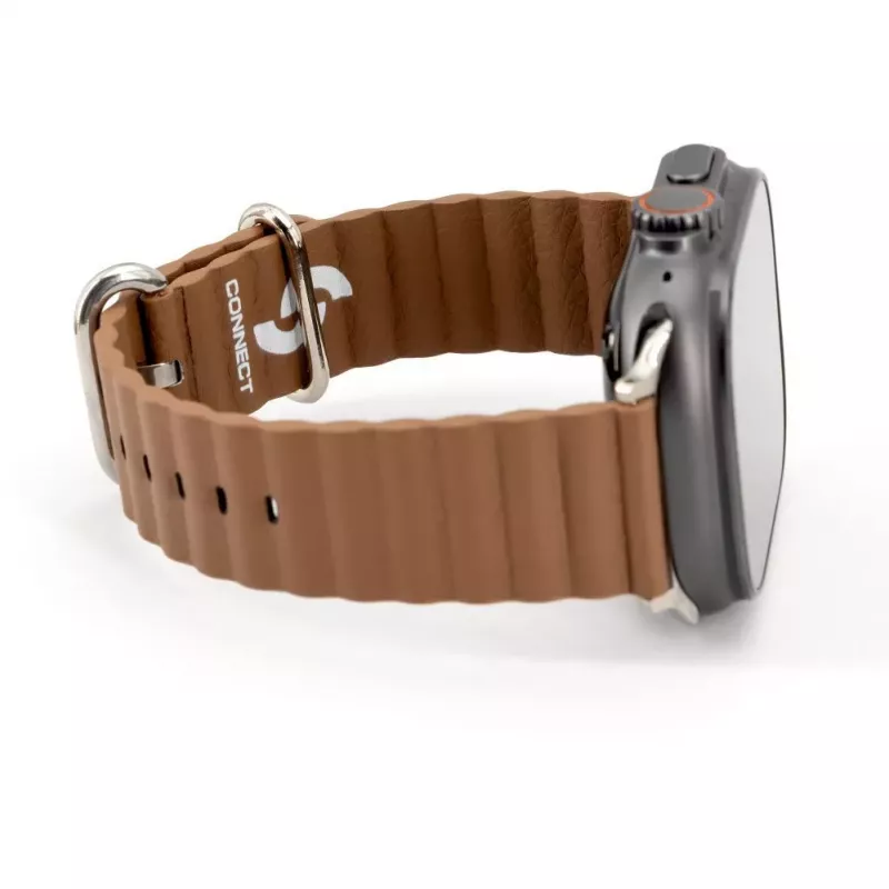 Correa de piel Marine para Connect Watch 38/40/41mm marrón