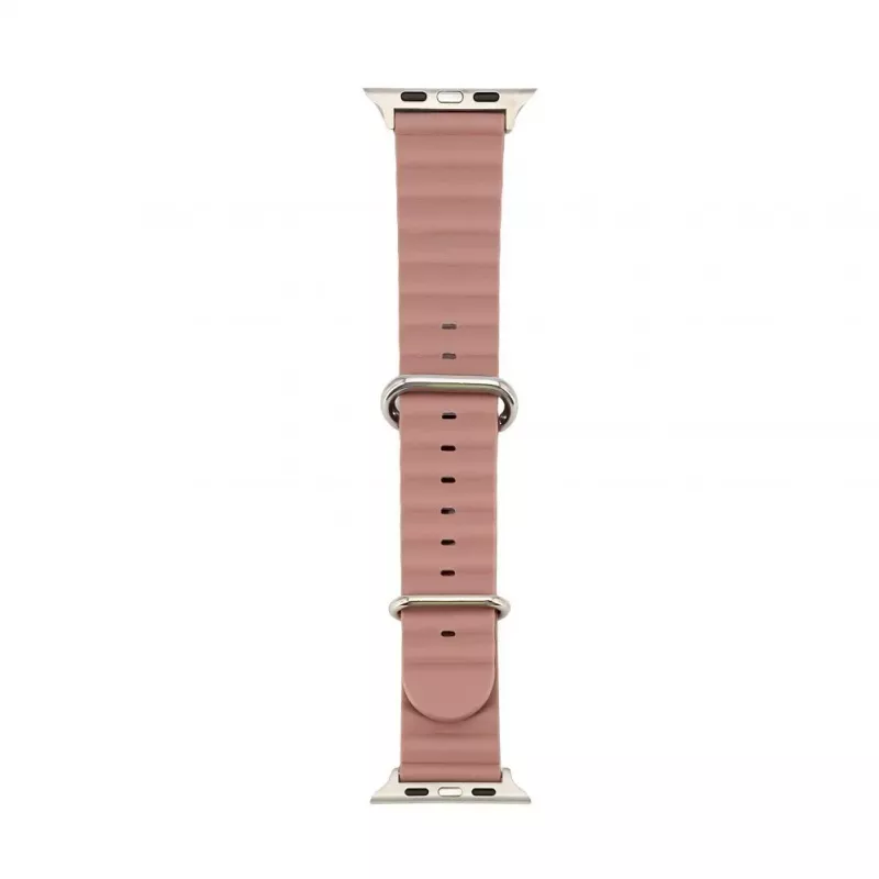 Correa de reloj de piel Marine para Connect Watch 42/44/45mm morado ahumado