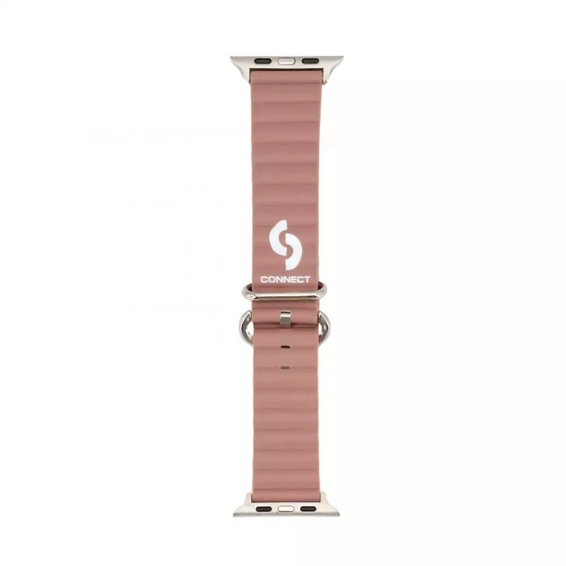 Correa de reloj de piel Marine para Connect Watch 42/44/45mm morado ahumado