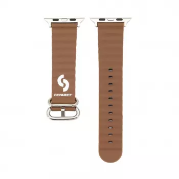 Correa de piel Marine para Connect Watch 42/44/45mm marrón