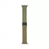 Correa de reloj de silicona y piel con cierre magnético Connect 20mm verde bosque