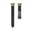 Correa de reloj de silicona y piel con cierre magnético Connect 22mm verde bosque