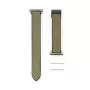 Correa de reloj de silicona y piel con cierre magnético Connect 22mm verde bosque