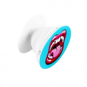 Soporte Pop universal Lips iLike rosa y azul