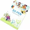 iLike S6 libro para colorear para bolígrafo 3D creación de figuras y aprendizaje, 40 plantillas