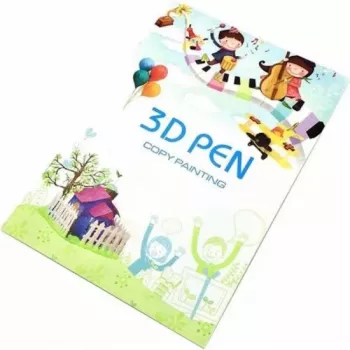 iLike S6 libro para colorear para bolígrafo 3D creación de figuras y aprendizaje, 40 plantillas