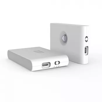 Elight T1 lámpara de batería LED de doble proyección para pared 1W 2700K con sensor de movimiento/crepuscular USB-C blanco