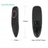 CP G10s air mouse universal para Smart TV - mando inalámbrico / IR con asistente de voz y giroscopio, negro