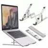 iLike STM1 soporte plegable de metal para portátil de 10-17,3 pulgadas - plateado