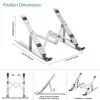 iLike STM1 soporte plegable de metal para portátil de 10-17,3 pulgadas - plateado