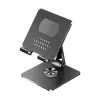 iLike STM4 soporte de metal para tablet con ángulo perfecto ajustable y giro 360°, negro