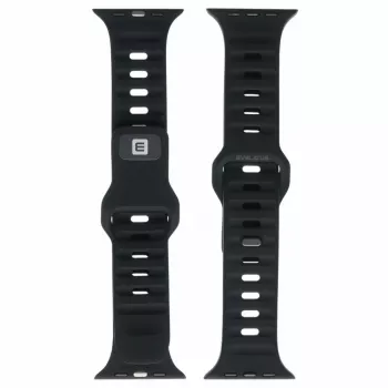 Evelatus correa Sport de silicona para Watch 38/40/41 negra