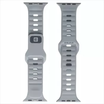 Evelatus correa Sport de silicona para Watch 38/40/41 gris