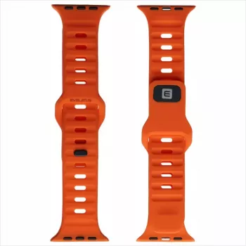 Evelatus correa Sport de silicona para Watch 42/44/45 naranja