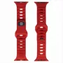 Evelatus correa Sport de silicona para Watch 38/40/41 cereza oscuro