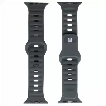 Evelatus correa Sport de silicona para Watch 38/40/41 gris antracita