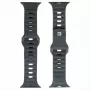 Evelatus correa Sport de silicona para Watch 42/44/45 gris antracita