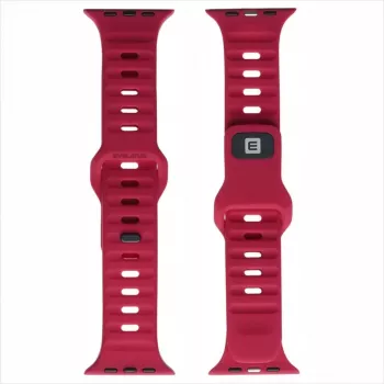Evelatus correa Sport de silicona para Watch 38/40/41 rojo oscuro