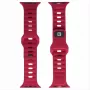 Evelatus correa Sport de silicona para Watch 38/40/41 rojo oscuro