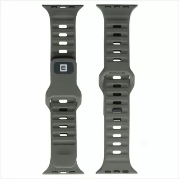 Evelatus correa Sport de silicona para Apple Watch 38/40/41mm verde oscuro