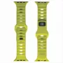 Evelatus correa Sport de silicona para Watch 38/40/41 amarillo ultra