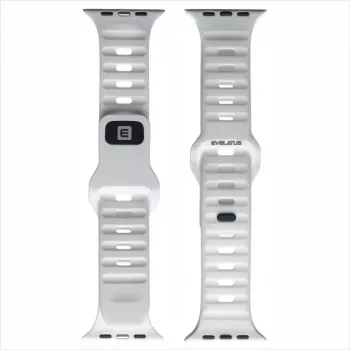 Evelatus correa Sport de silicona para Watch 38/40/41 blanca